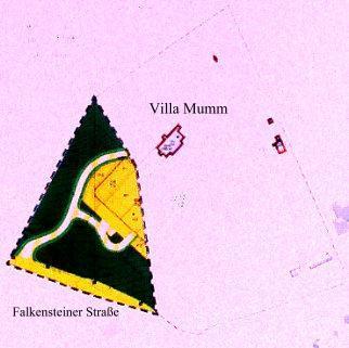 Plan Villa Mumm Knigsteiner Gemarkung